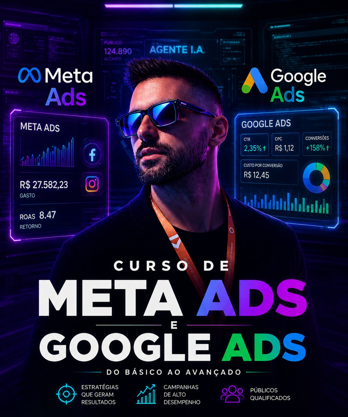 Curso Meta Ads e Google Ads — Do Básico ao Avançado